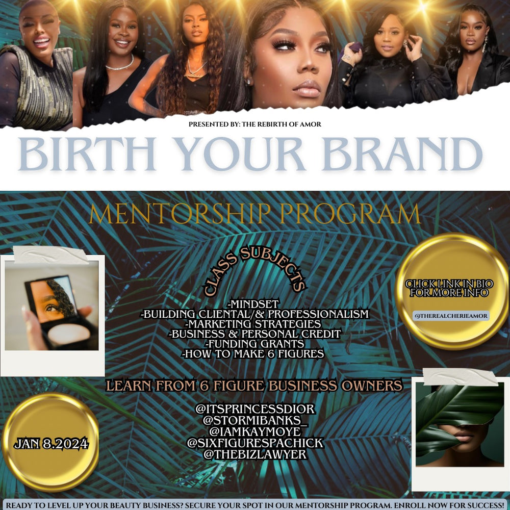 Birth Your Brand Mentorship Program